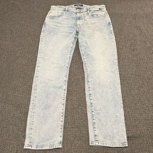 Mavi Marcus Men’s Slim Straight Jeans 36x32 Light Blue Denim Wash
